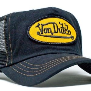 Von Dutch Gold Patch Trucker Hat